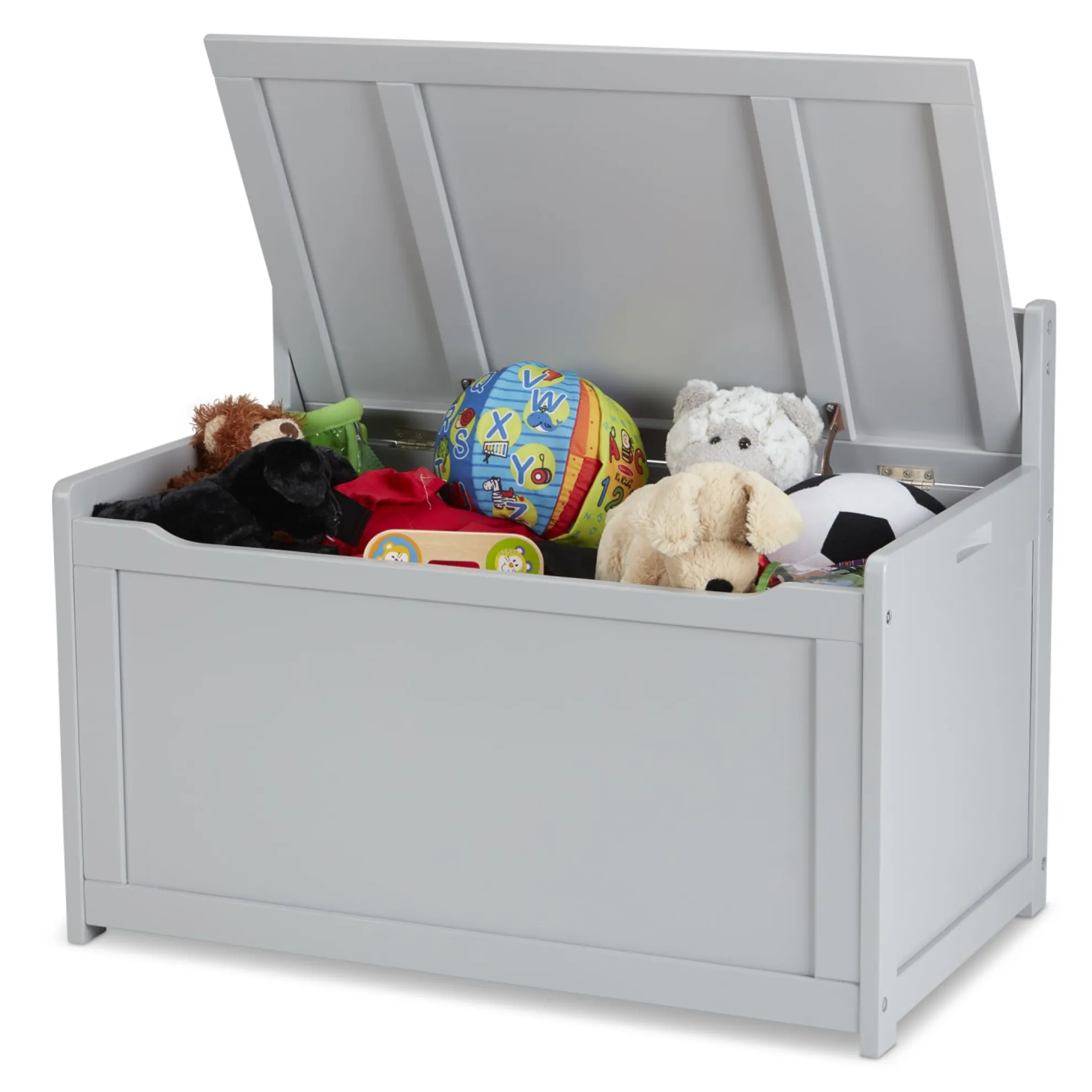 Wooden Toy Chest (Gray)
